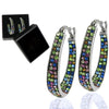 Wholesale Women Earrings Alloy Light Luxury Geometric Diamond