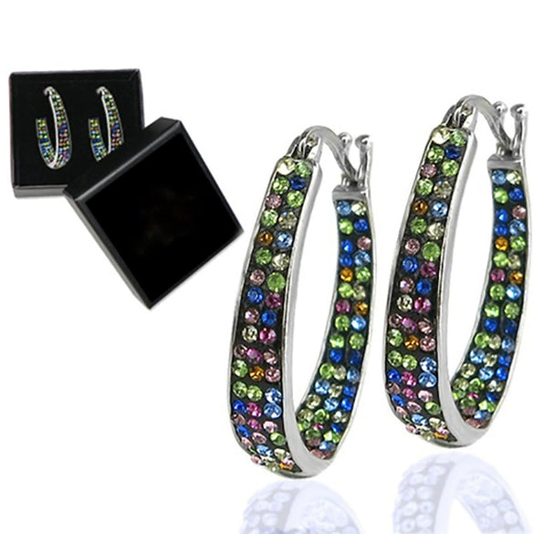 Wholesale Women Earrings Alloy Light Luxury Geometric Diamond