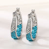 Wholesale Women Earrings Alloy Light Luxury Geometric Diamond