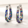 Wholesale Women Earrings Alloy Light Luxury Geometric Diamond