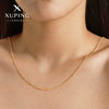 Wholesale Women Minimalist Geometric Brass Goldplated Alloy Fine Bead Necklace