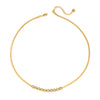 Wholesale Women Stainless Steel Geometric 18K Gold Electroplated Snake Bone Chain Necklace