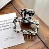 Wholesale Women's Acetate Square Hollow Simple Retro Clip Back Hair Tie Shark Clip Hairpin