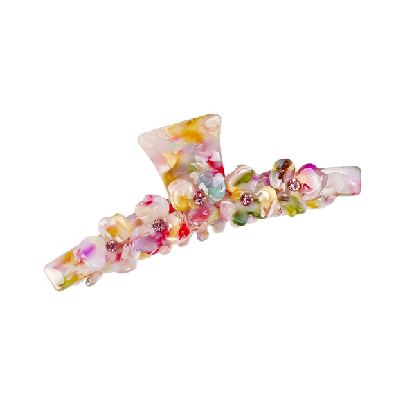 Wholesale Women's Acetic Acid Diamond Hair Accessories Mori Retro Style Grab Clip