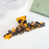 Wholesale Women's Acetic Acid Diamond Hair Accessories Mori Retro Style Grab Clip