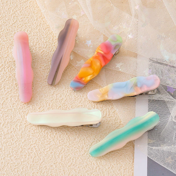 Wholesale Women's Acetic Acid Duckbill Clip Hairpin Cute Minimalist Niche Design Factory Price