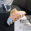 Wholesale Women's Acetic Acid Handmade Geometric Hair Grab Clips