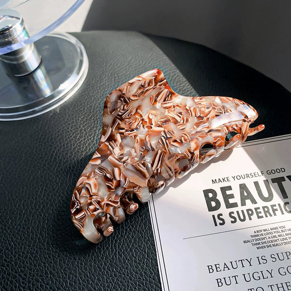 Wholesale Women's Acetic Acid Handmade Geometric Hair Grab Clips