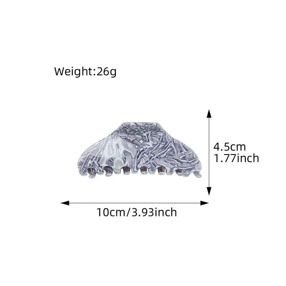 Wholesale Women's Acetic Acid Handmade Geometric Hair Grab Clips
