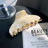 Wholesale Women's Acetic Acid Handmade Geometric Hair Grab Clips