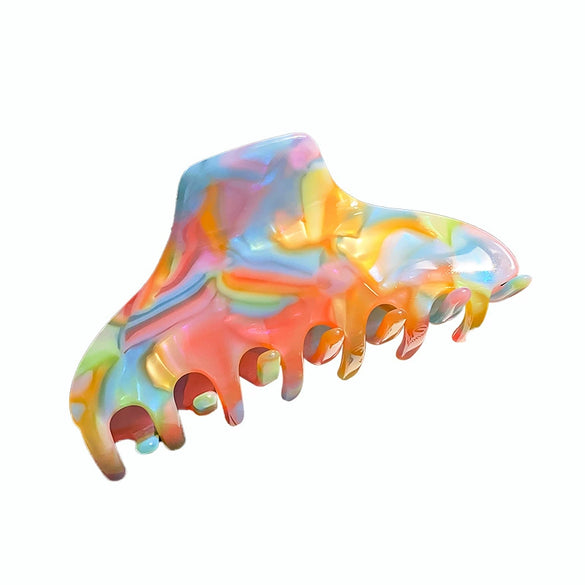 Wholesale Women's Acetic Acid Handmade Geometric Hair Grab Clips