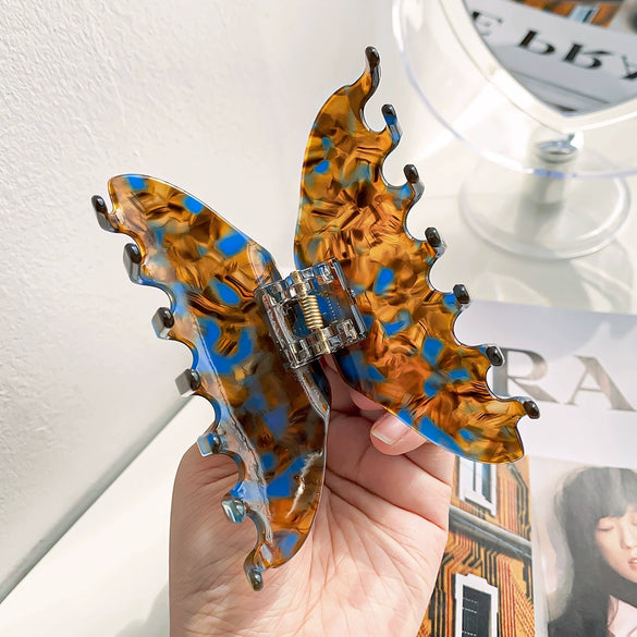 Wholesale Women's Acetic Acid Handmade Geometric Hair Grab Clips