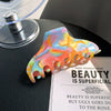 Wholesale Women's Acetic Acid Handmade Geometric Hair Grab Clips