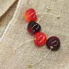 Wholesale Women's Acrylic Fruit Shaped Electroplated Cherry Earrings Simple Design