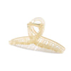 Wholesale Women's Acrylic Hair Grab Clip Simple Geometric Style Baking Paint Process