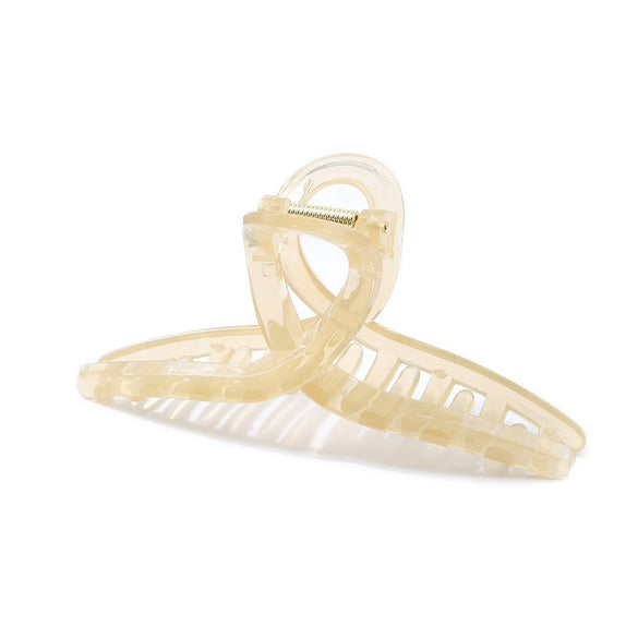 Wholesale Women's Acrylic Hair Grab Clip Simple Geometric Style Baking Paint Process