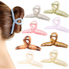 Wholesale Women's Acrylic Hair Grab Clip Simple Geometric Style Baking Paint Process