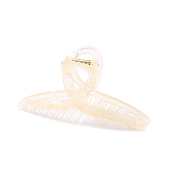 Wholesale Women's Acrylic Hair Grab Clip Simple Geometric Style Baking Paint Process