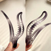 Wholesale Women's Acrylic Handmade Duckbill Clip Hair Accessories With Gradient Frosted Style And Simple Advanced Sense