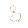 Wholesale Women's Adjustable Letter And Number Bracelet Fashion Jewelry Made Of Environmentally Friendly Copper With Real Gold Plating