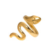 Wholesale Women's Adjustable Opening Snake Ring In Stainless Steel With Animal Pattern And Electroplating For Niche Style