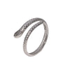 Wholesale Women's Adjustable Snakeshaped 18K Goldplated Titanium Steel Split Ring With Animal Pattern