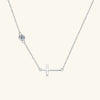 Wholesale Women's Allmatch Geometric Moissanite Necklace With S925 Sterling Silver Ochain And Electroplating Design