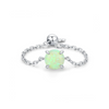 Wholesale Women's Allmatch Geometric 925 Sterling Silver Ring With Electroplating