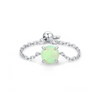 Wholesale Women's Allmatch Geometric 925 Sterling Silver Ring With Electroplating