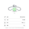 Wholesale Women's Allmatch Geometric 925 Sterling Silver Ring With Electroplating