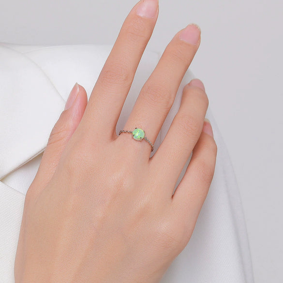 Wholesale Women's Allmatch Geometric 925 Sterling Silver Ring With Electroplating