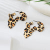 Wholesale Women's Alloy And Stainless Steel Electroplated Irregular Hollow Star And Flower Pattern Earrings