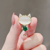 Wholesale Women's Alloy Antislip Brooch With Zodiac Pattern And Electroplating Design