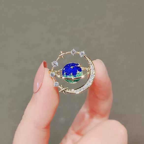 Wholesale Women's Alloy Antislip Brooch With Zodiac Pattern And Electroplating Design