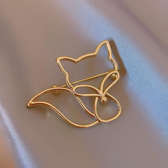 Wholesale Women's Alloy Antislip Brooch With Zodiac Pattern And Electroplating Design