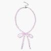 Wholesale Women's Alloy Beaded Clavicle Necklace With Flower And Heart Patterns Electroplated In Fresh Style