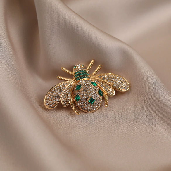Wholesale Women's Alloy Bee Brooch Minimalist Style With Electroplating