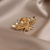 Wholesale Women's Alloy Bee Brooch Minimalist Style With Electroplating