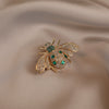 Wholesale Women's Alloy Bee Brooch Minimalist Style With Electroplating