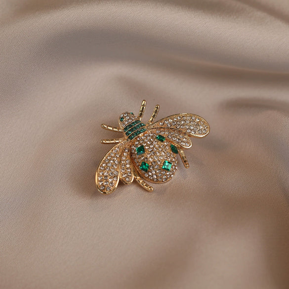 Wholesale Women's Alloy Bee Brooch Minimalist Style With Electroplating