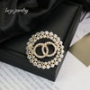 Wholesale Women's Alloy Brooch In Palace Style With Heart And Geometric Patterns And Electroplating Treatment