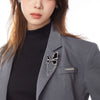 Wholesale Women's Alloy Butterfly Suit Brooch With Electroplating Design