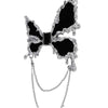 Wholesale Women's Alloy Butterfly Suit Brooch With Electroplating Design