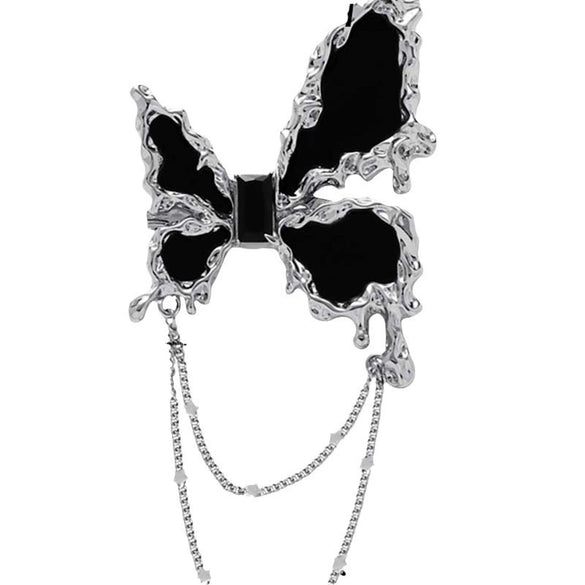 Wholesale Women's Alloy Butterfly Suit Brooch With Electroplating Design