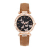 Wholesale Women's Alloy Case Imitation Leather Strap Round Dial Leisure Watch