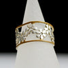 Wholesale Women's Alloy Chrysanthemum Style Electroplated Opening Adjustable Ring