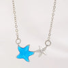 Wholesale Women's Alloy Clavicle Chain With Starfish Pendant And Electroplating Treatment Animal Style Jewelry