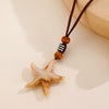 Wholesale Women's Alloy Clavicle Chain With Starfish Pendant And Electroplating Treatment Animal Style Jewelry