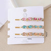 Wholesale Women's Alloy Colorful Crystal Bow Flower And Butterfly Rhinestone Side Hair Clip With Electroplating Cartoon Style