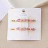 Wholesale Women's Alloy Colorful Crystal Bow Flower And Butterfly Rhinestone Side Hair Clip With Electroplating Cartoon Style